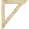 Ekena Millwork Traditional Slat Rough Sawn Bracket, Douglas Fir, 4"W x 30"D x 34"H BKT04X30X34TRA06RDF - alternate 4